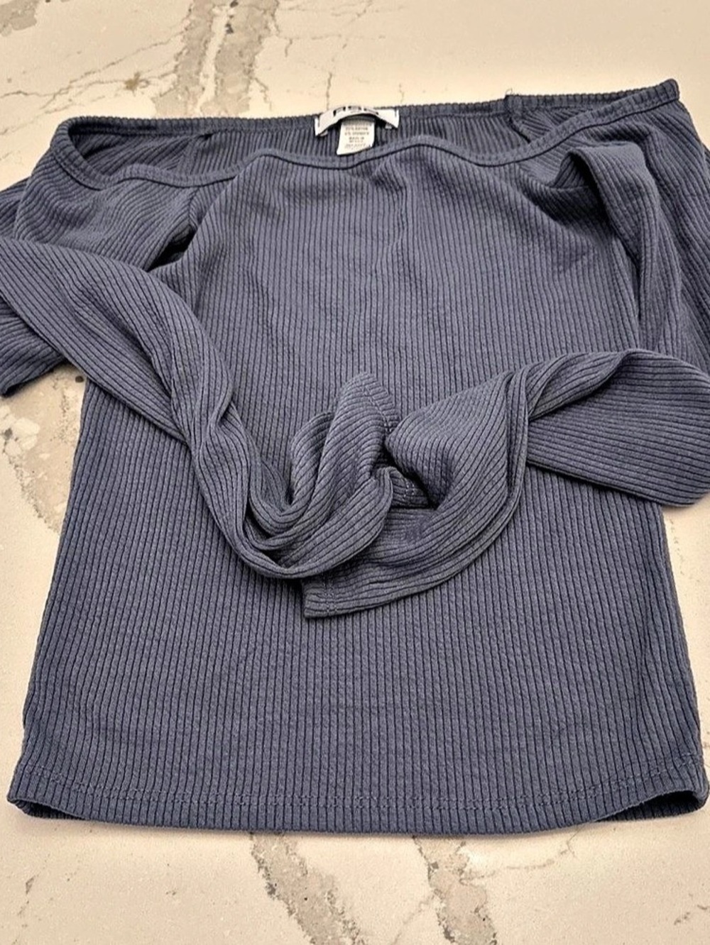 RSQ 3-Pack Ribbed Off-Shoulder Tops Size Small - Picture 4 of 5